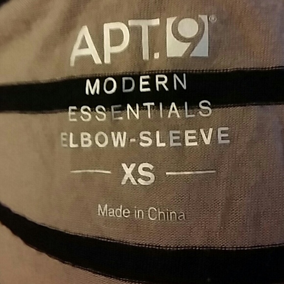 APT 9 Modern Essentials top elbow length x s - Picture 5 of 5